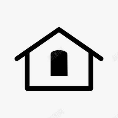家家按钮房子图标图标