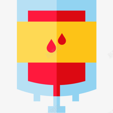 输血献血16平坦图标图标