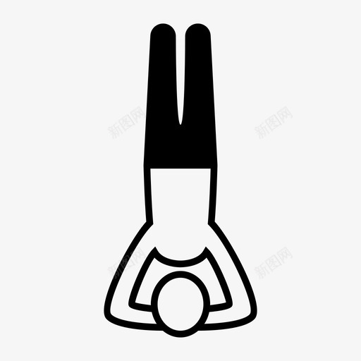 瑜伽姿势锻炼健身图标svg_新图网 https://ixintu.com 健身 冥想 正念 瑜伽姿势 锻炼