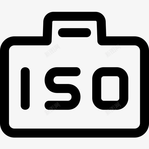 Iso摄影51线性图标svg_新图网 https://ixintu.com Iso 摄影 线性