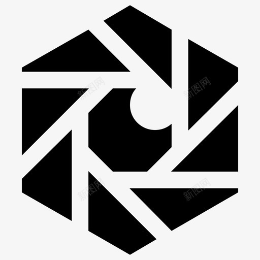 照相机快门调整光圈图标svg_新图网 https://ixintu.com 光圈 图标 快门 摄影 照相机 设备 调整 配件 镜头