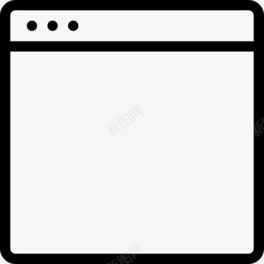 浏览器浏览器窗口浏览器线框图标图标