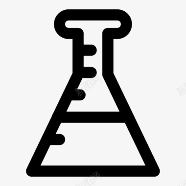 erlenmeyer烧瓶化学实验室图标图标