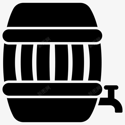 水桶有机农业固体图标包svg_新图网 https://ixintu.com 有机农业固体图标包 水桶