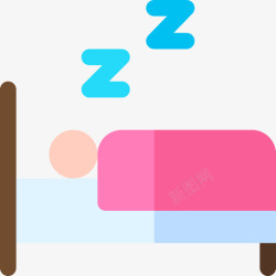 平卧睡眠治疗4平卧图标高清图片