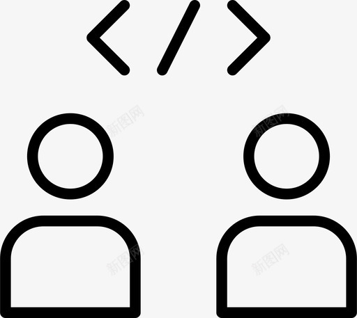 人代码夫妇图标svg_新图网 https://ixintu.com 代码 夫妇 扁平化程序员 程序员