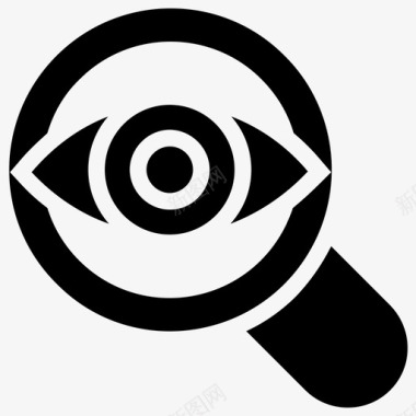 眼睛监控身体部位眼睛搜索图标图标