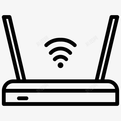 路由器硬件互联网图标svg_新图网 https://ixintu.com wifi 互联网 共享 硬件 硬件电脑 路由器