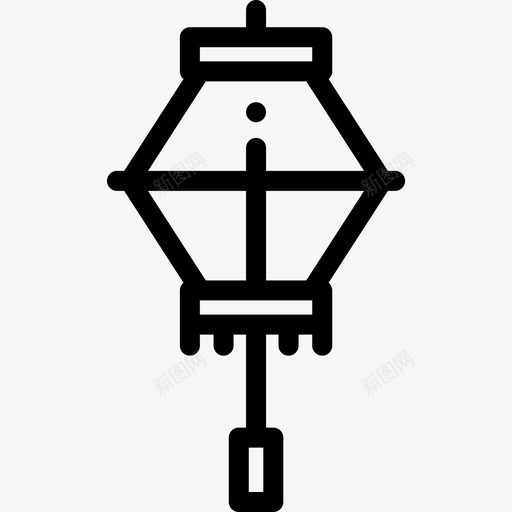灯管排灯节10线性图标svg_新图网 https://ixintu.com 灯管 灯节 线性