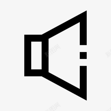 扬声器界面声音图标图标
