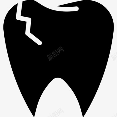 断牙牙16实心图标图标