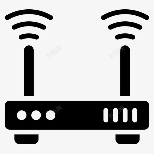 Wifi物联网44填充图标svg_新图网 https://ixintu.com Wifi 填充 联网