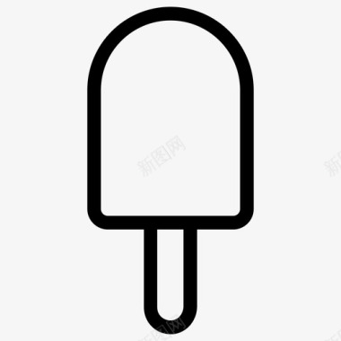 冰棒乳制品甜点图标图标