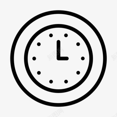 时间时钟滴答器图标图标