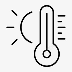摄氏度标识温度计摄氏度华氏度图标高清图片