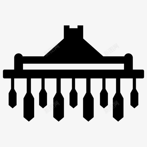 耕耘机农业设备农具图标svg_新图网 https://ixintu.com 农业 农具 固体 图标 有机 耕耘机 设备