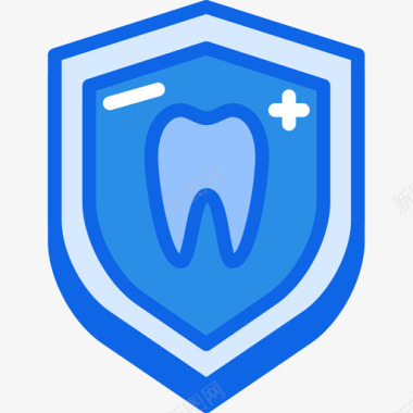 牙齿牙齿13蓝色图标图标