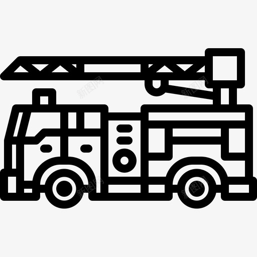 消防车紧急情况救援图标svg_新图网 https://ixintu.com 救援 消防车 紧急情况 车辆 运输