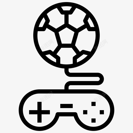 球类游戏电子产品游戏机图标svg_新图网 https://ixintu.com 控制器 游戏 游戏机 球类 电子产品 视频