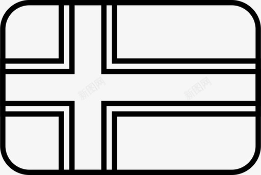 挪威国旗国家世界图标svg_新图网 https://ixintu.com 世界 国家 国旗 圆形 挪威 简化