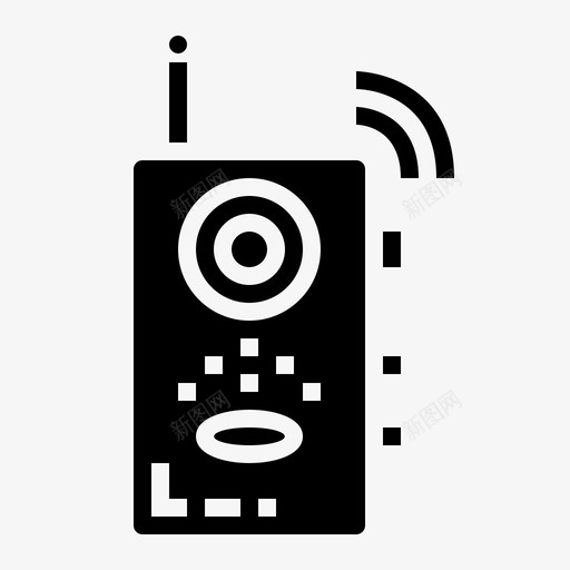 窃听器侦探电子图标svg_新图网 https://ixintu.com 侦探 图标 实心 电子 窃听器 间谍