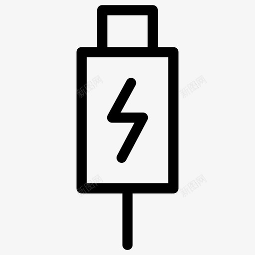 充电器电气硬件图标svg_新图网 https://ixintu.com 兄弟 充电器 图标 技术 插头 电气 硬件