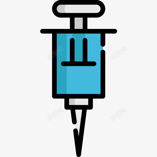 注射器宠物16线性颜色图标svg_新图网 https://ixintu.com 宠物 注射器 线性 颜色