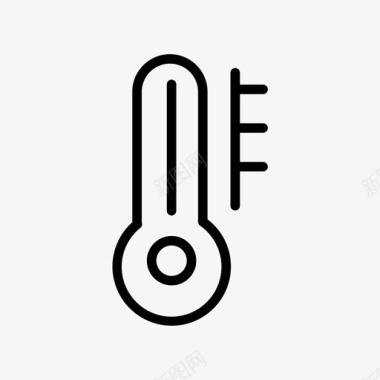 温度计摄氏度预报图标图标