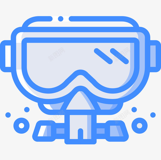 面具探险运动17蓝色图标svg_新图网 https://ixintu.com 探险 蓝色 运动 面具