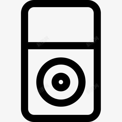 Ipod电子产品42线性图标svg_新图网 https://ixintu.com Ipod 电子产品42 线性