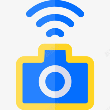 Wifi信号摄影49平坦图标图标