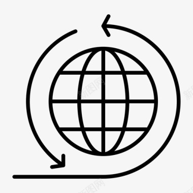 全球业务网络全球业务图标图标