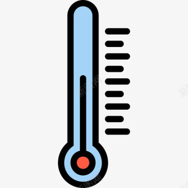 温暖天气163线性颜色图标图标