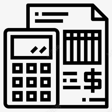 账户业务计算器图标图标