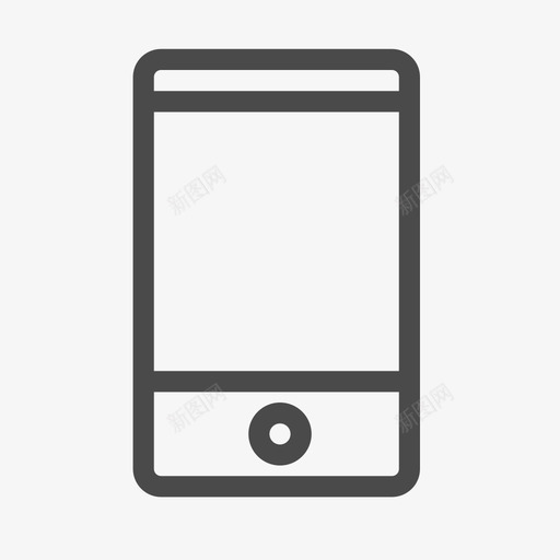iphonesvg_新图网 https://ixintu.com iphone 线性 扁平 单色 简约 精美 圆润