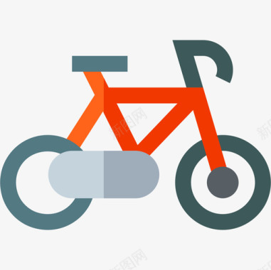 自行车户外活动30平板图标图标