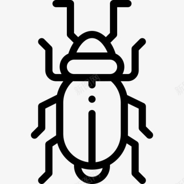 昆虫昆虫11线状图标图标