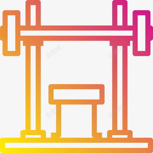 重量32号健身房坡度图标svg_新图网 https://ixintu.com 32号健身房 坡度 重量