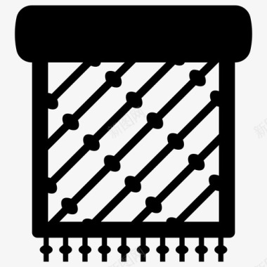 地毯地板覆盖物垫子图标图标