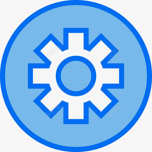 工业界面按钮6蓝色图标svg_新图网 https://ixintu.com 工业 界面按钮6 蓝色