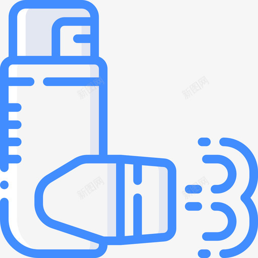 吸入器mobicons9蓝色图标svg_新图网 https://ixintu.com mobicons9 吸入器 蓝色