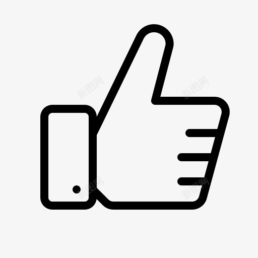 喜欢的手最好的好的图标svg_新图网 https://ixintu.com 商店 喜欢 大纲 好的 投票 最好