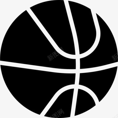 篮球运动76实心图标图标
