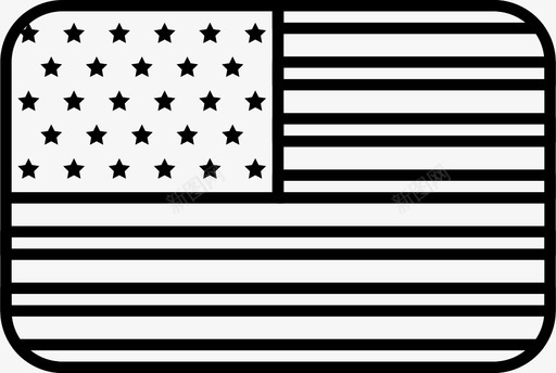 美国国旗美利坚合众国国旗国家图标图标