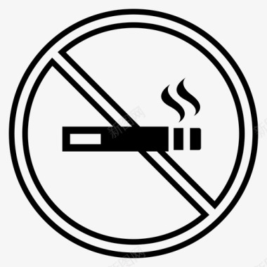 禁止吸烟吸烟图标图标