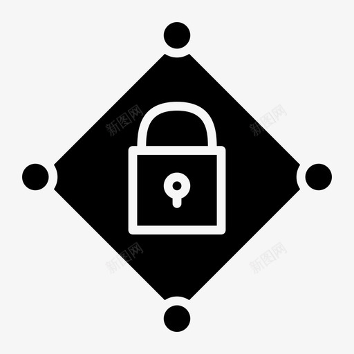 锁专用安全图标svg_新图网 https://ixintu.com 专用 共享 安全 网络
