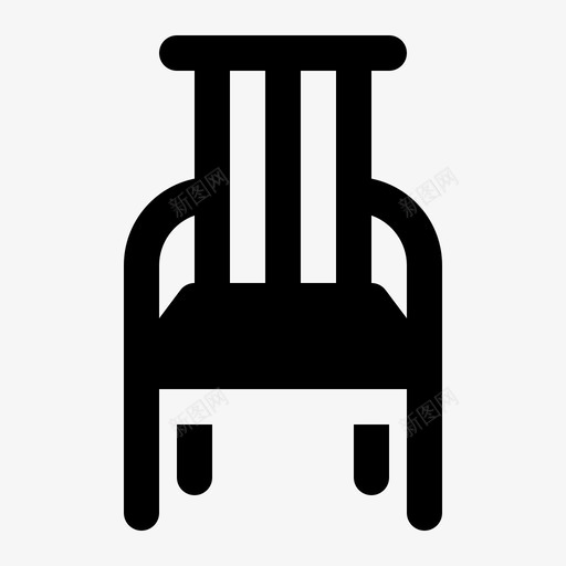 古典木椅家具木制品图标svg_新图网 https://ixintu.com 古典 实木 家具 木制品 木椅