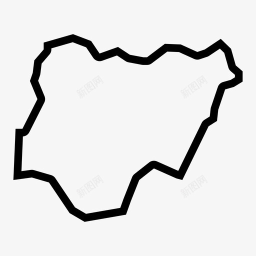 尼日利亚地图非洲拉各斯图标svg_新图网 https://ixintu.com 地图 尼日利亚 拉各斯 非洲