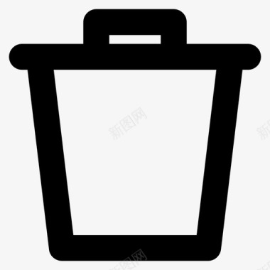 垃圾桶用户界面图标图标