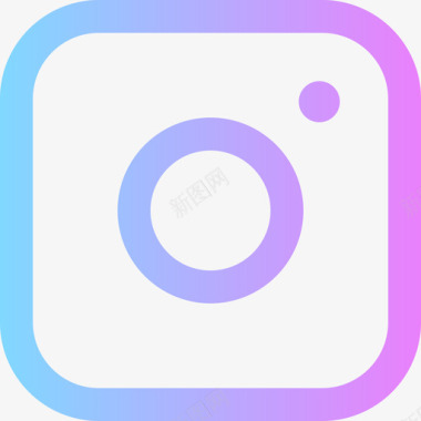 Instagram社交媒体95梯度图标图标